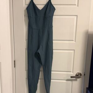 Old navy Teal Spaghetti Strap Jumpsuit